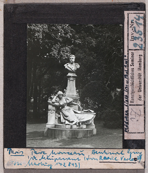 Vorschaubild Raoul-Charles Verlet: Denkmal für Guy de Maupassant. Paris, Parc Monceau 